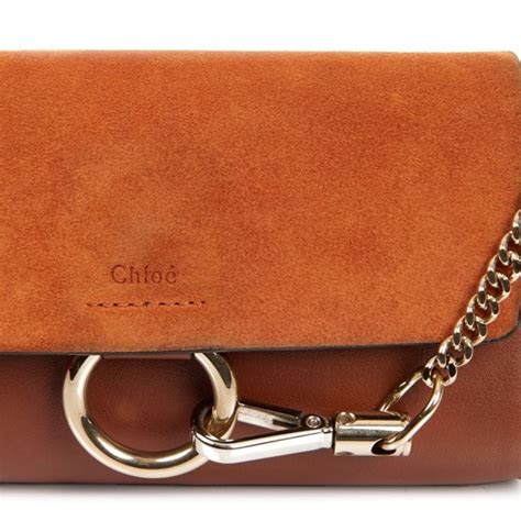 chloe faye wallet on strap sale|Chloe Faye Leather Wallet.